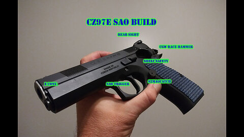 CZ 97B Part 2 - CGW Race Hammer and Wide Shelf Safety install.