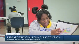 Nonprofit providing free art education to north Tulsa students