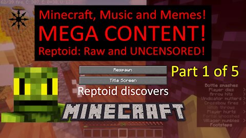 RDM - Minecraft, Music and Memes. MEGA CONTENT! - Part 1 of 5.