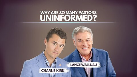 Charlie Kirk Interview: Uninformed Pastors