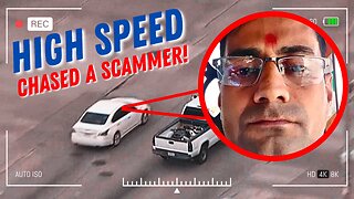 SCAMMER TAKES OFF WHEN CONFRONTED (HIGH SPEED CHASE!)