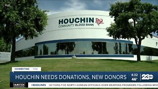 Houchin Blood Bank in need of all types of blood donors