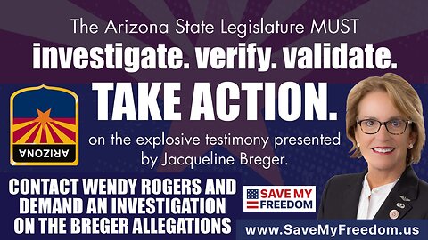 #33 ARIZONA CORRUPTION EXPOSED: We Need To Keep This Story In The Forefront & Call Out The Legislators For Doing NOTHING! WENDY ROGERS Doesn't Want To Investigate Because She Committed FRAUD!