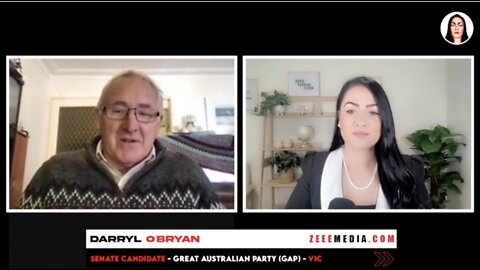 Zeee Media Election Week: Darryl O’Bryan - Senate Candidate - Great Australian Party (GAP) - VIC