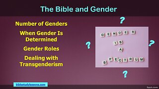 Video Bible Study: Bible, Gender, Transgendereism