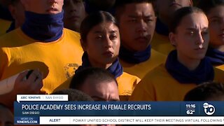 San Diego Police academy sees increase in female recruits