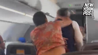 Wild video shows American Airlines passenger punching attendant on flight from Los Cabos to Los Angeles