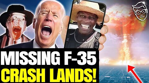 Farmer Who Watched Biden's $100M Fighter Jet Crash Becomes Instant Meme After Local News Hit 'REEE!'
