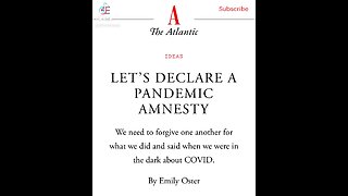 Pandemic Amnesty?