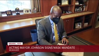 Acting Mayor Johnson signs Milwaukee mask mandate
