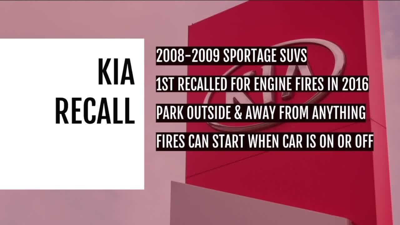 Kia recalls SUVs due to engine fire risk