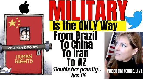 Military is the Only Way - Brazil, China, Iran, AZ 11-30-22
