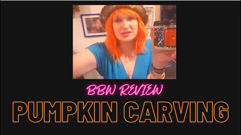 👑Bath & Body Works Pumpkin Carving Fall 2022 Halloween Candle Review #bathandbodyworks #candles