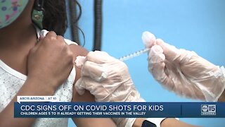 CDC signs off on COVID shots for children