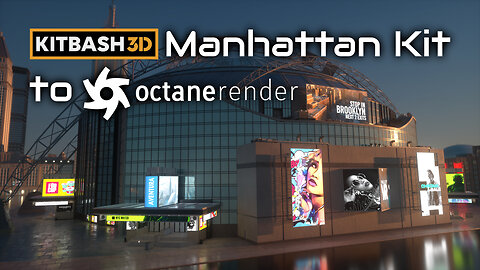 Blender Octane Render | KitBash3D Manhattan to Octane