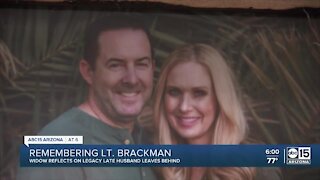 Wife of fallen MCSO Lieutenant Chad Brackman hopes to carry on his legacy