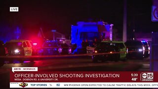 Officer-involved shooting investigating in Mesa
