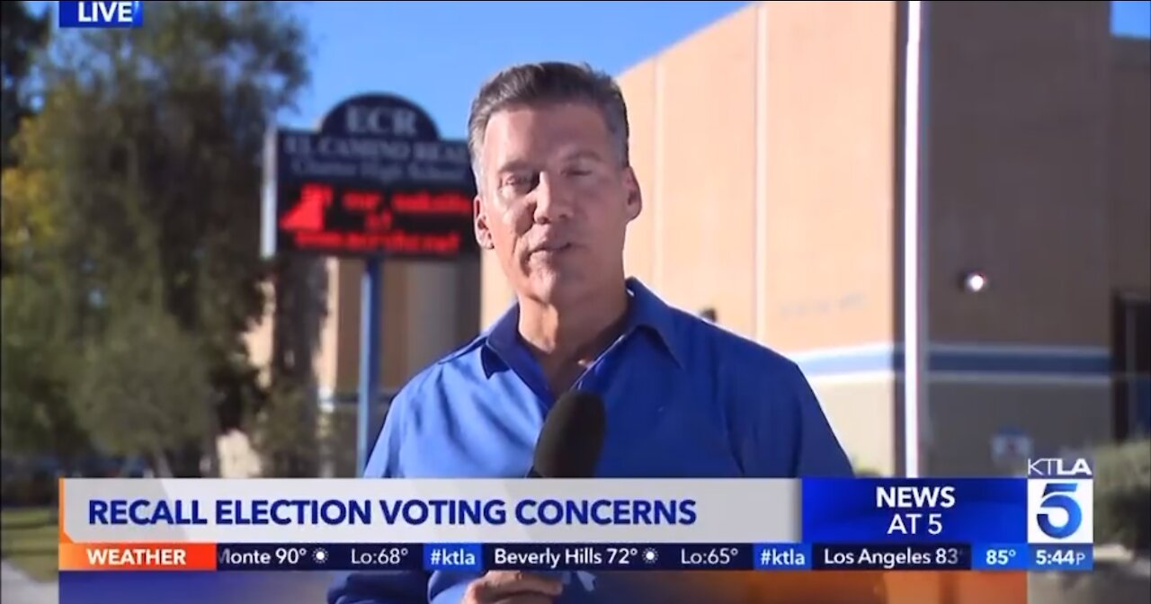 California Recall Voters Show Up To Vote And Are Told They Already Voted