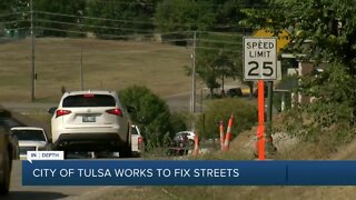 City of Tulsa Works to Fix Streets