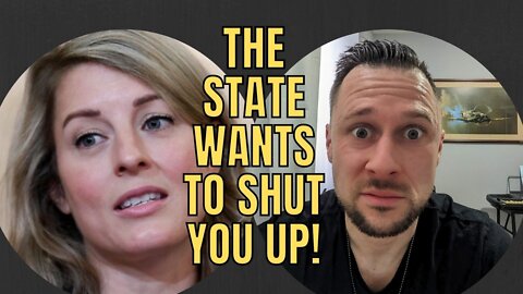 The state wants to shut you up!