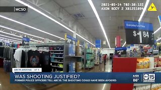 Body-cam footage shows moments MCSO shot man inside Walmart store
