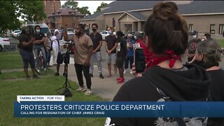 Protesters criticize Detroit Police Department after recent shootings