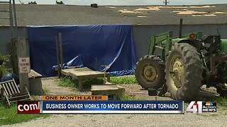 Business owner works to move forward after tornado