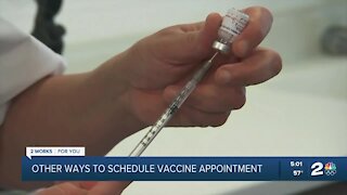 Other ways to schedule vaccine appointment