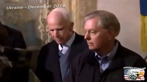 Warhawks Graham & McCain in Ukraine in 2016 Say 2017 will be the “Year of Offense” Against Russia