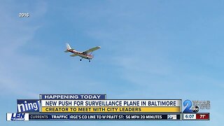Renewed push for surveillance plane in Baltimore