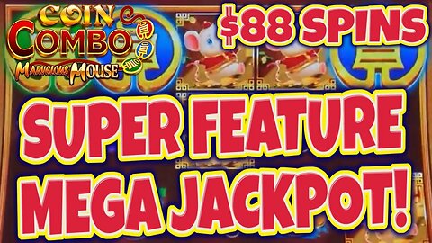 Insane Super Feature Jackpot Bonus Win!!!