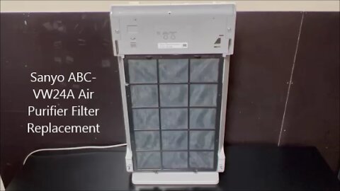 Sanyo ABC VW24A Air Purifier Filter Replacement