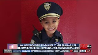 Delano Police Department using 'No Shave November' to raise funds for 5-year-old cancer patient
