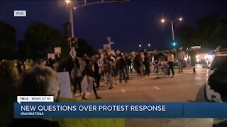 New Questions over protest response