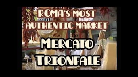 MOST AUTHENTIC MARKET IN ROME: Mercato Trionfale | Went to the market | States of Splendor