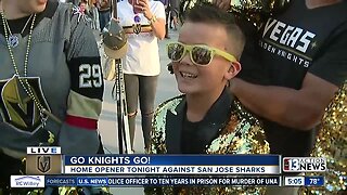 Jackie interviews Vegas Golden Knights fans ahead of home opener