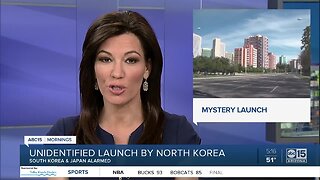 North Korea fires unknown object