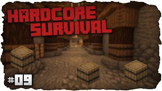 Start Of The Storage Room | Hardcore Survival | Minecraft | #9