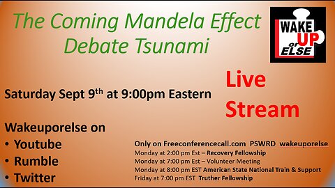 The Coming Mandela Effect Debate Tsunami