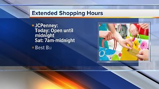 Local stores open around the clock through Christmas Eve