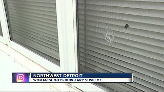 Detroit woman shoots burglary suspect