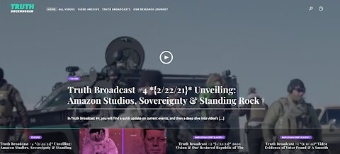 Truth Broadcast #4: Part 2/4 *{2/22/21}* Unveiling: Amazon Studios, Sovereignty & Standing Rock †