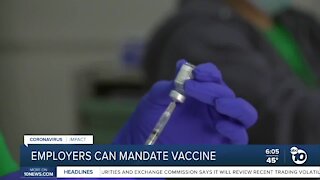 Employers can mandate vaccine