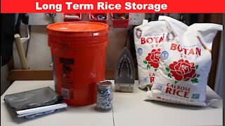 Long Term Rice Storage