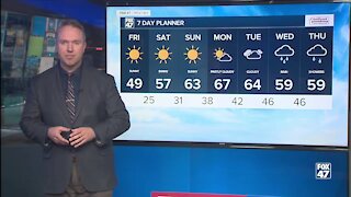Forecast: Sunshine with warmer temperatures this weekend