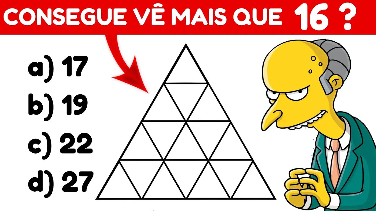 Quantos TriÂngulos Tem Na Imagem RaciocÍnio LÓgico MatemÁtica BÁsica 2625