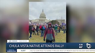 Chula Vista native attends D.C. rally