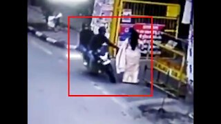 Woman biker arrested after snatching video goes virall