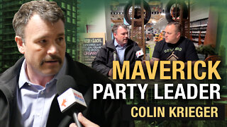 Colin Krieger is the new leader of Alberta's Maverick Party