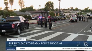 Pursuit leads to deadly police shooting